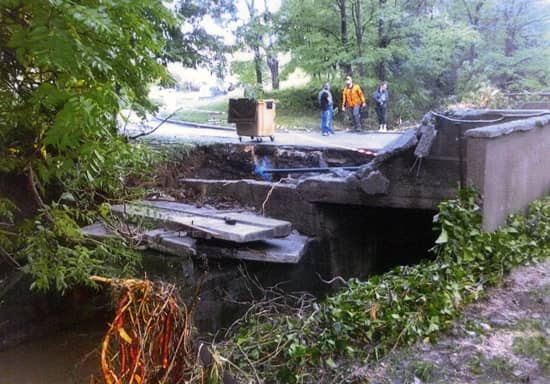 Inondations de Molières-sur-Cèze en 2014 et 2015