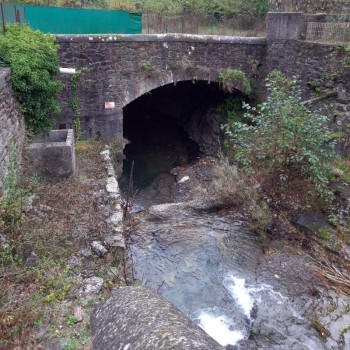 Ruisseau couvert de Rochessadoule aval à Robiac-Rochessadoule